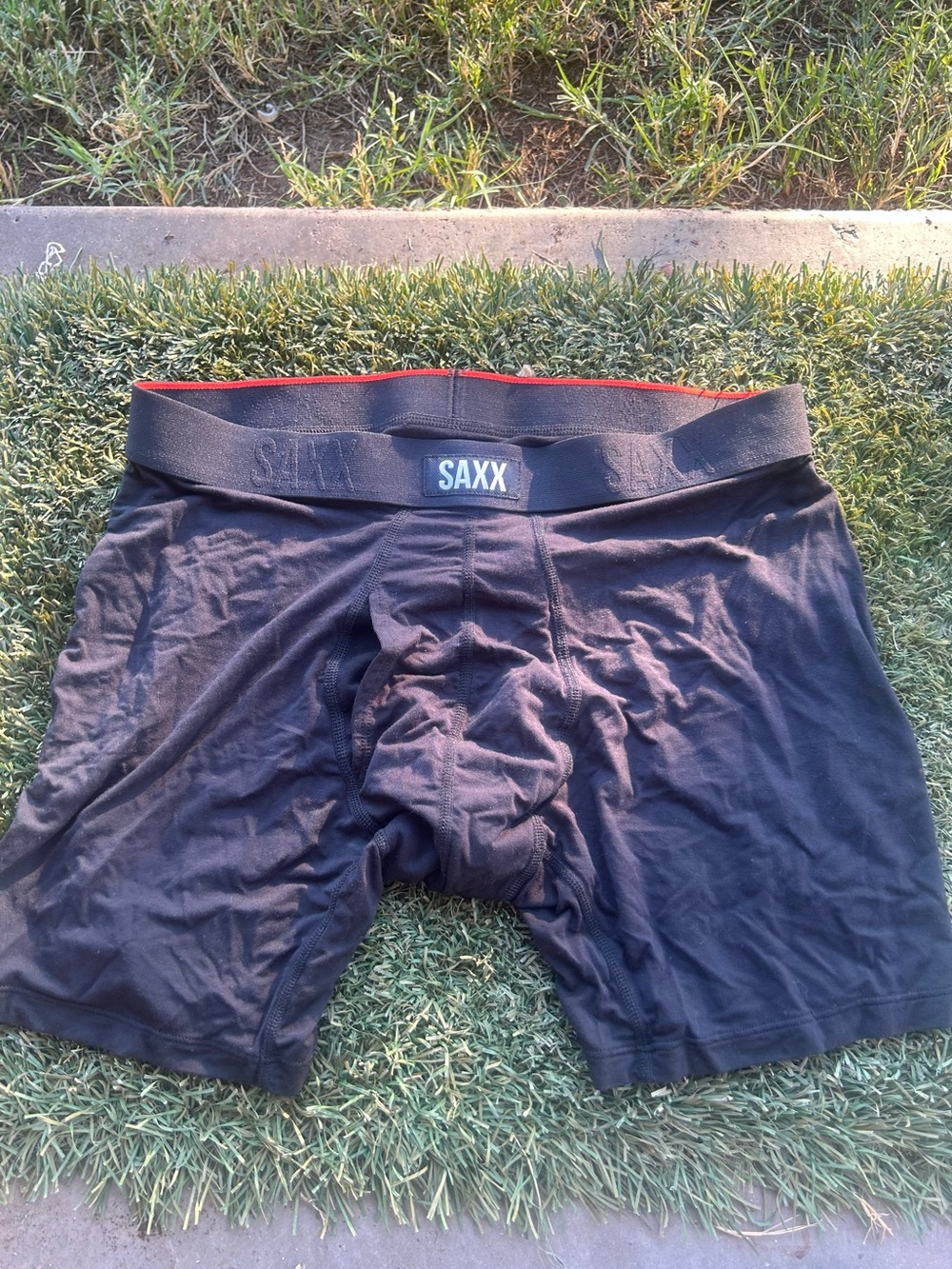 SAXX Men's Vibe Xtra Super Soft Comfort Stretch Black Briefs Medium Size